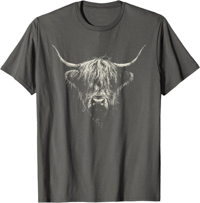 Cute Cow Meadow Designs Highland Cow T-Shirt