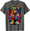 Magical and Funny Teddy Bear lover Gifts Hip Hop Teddy Bear Rap Music T-Shirt - Asphalt Grey