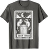 Retro Possum Racoon Lover The Moon Halloween Tee Tarot Card Vintage Team Trash Crescent Moon Opossum Raccoon T-Shirt -