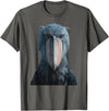Shoebill Stork Gift Bird Watching Costume Shoebill Stork Bird T-Shirt - Asphalt Grey