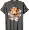Cute Hamster Design for Men Women Kids Animal Hamster Lovers T-Shirt - Asphalt Grey