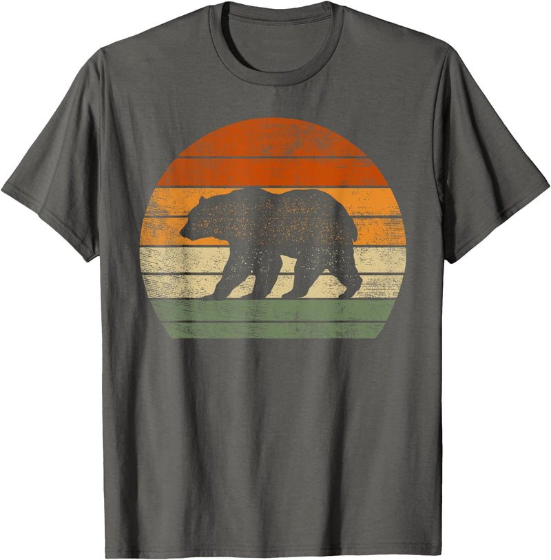 Cute Bear Clothes For Girls Boys Kids Bear Gifts For Women Men Polar Bear Wildlife Print Graphic T-Shirt - Asphalt Grey