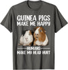 Guinea Pig Gift Guinea Pig Accessories & Stuff Best Guinea Pig Design For Men Women Kids Guinea Pig Lovers T-Shirt - Asphalt Grey