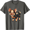 Kune Kune Pig Accessories & KuneKune Clothes Kune Kune Pig Breeder Kune Kune Lover Kune Kune Pig Girl T-Shirt - Asphalt Grey