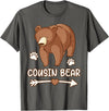 Cousin t-shirt bear, Cousin bear shirt boys cousin tee shirt bear, cousin bear tshirt for men T-Shirt - Asphalt Grey