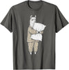 Sleeping & Napping Funny Designs For Nap Lovers Funny Sleepy Llama Alpaca Pajama Women Kids Boys And Girls T-Shirt - Asphalt Grey