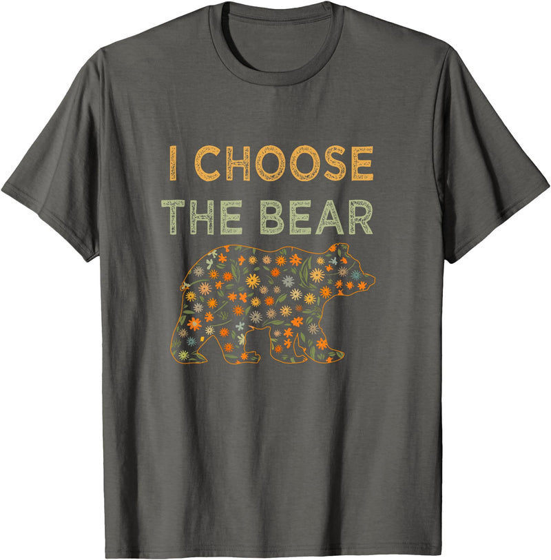 I Choose the Bear T-Shirt - Asphalt Grey