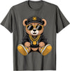Magical and Funny Teddy Bear Gifts Cool Teddy Bear Hip Hop T-Shirt - Asphalt Grey