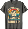 Guinea Pig Pet Rodent Fur Veterinary Care Rodent Guinea Pig grandpa like a Regular grandpa but Cooler T-Shirt - Asphalt Grey