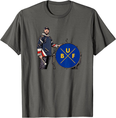 Cow Buffalo Hockey Bang the Drum for 716 T-Shirt