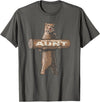 Cartba Aunt Co. Bear-y Awesome Aunt Funny Saying Cute Auntie T-Shirt - Asphalt Grey