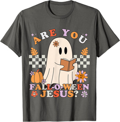 Christian Halloween by AKH Are You Falloween Jesus, Christian Halloween T-Shirt