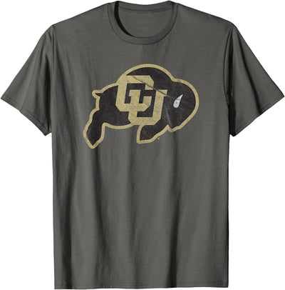 Cow Campus Lab University of Colorado Buffaloes Distressed T-Shirt