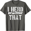 Daneisyista Vintage Cow Beef Butcher Farmer Gift T-Shirt - Asphalt Grey