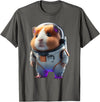 Guinea Pig Lovers Guinea Pig Tees Guinea Pig Shirt Astronaut Furry Potato Guinea Pig Funny T-Shirt - Asphalt Grey