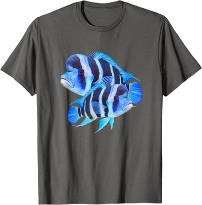 Frontosa Cichlid Fish Aquarium Owners Monster Fish Gift T-Shirt