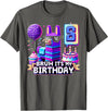 Llama Pinata Birthday Clothing Funny Family Party Llama Pinata Boy Girl Family Party Bday Bruh Its My Birthday T-Shirt - Asphalt Grey
