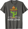 Cartba Horse Co. Funny Horse Lover Ranch Equestrian T-Shirt - Asphalt Grey