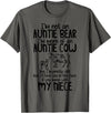 I'm Not An Auntie Bear I'm More Of An Auntie Cow T-Shirt - Asphalt Grey