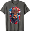 American patriotic buffalo, american bison US flag American patriotic buffalo, american bison, bison US flag T-Shirt -