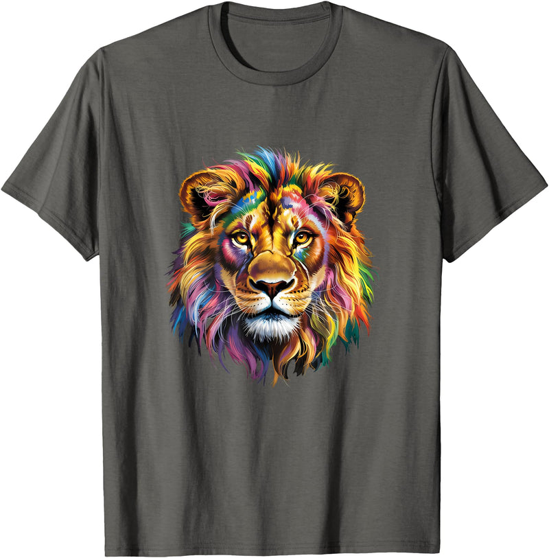 Lion Shirt Co Lion Art T-Shirt - Asphalt Grey