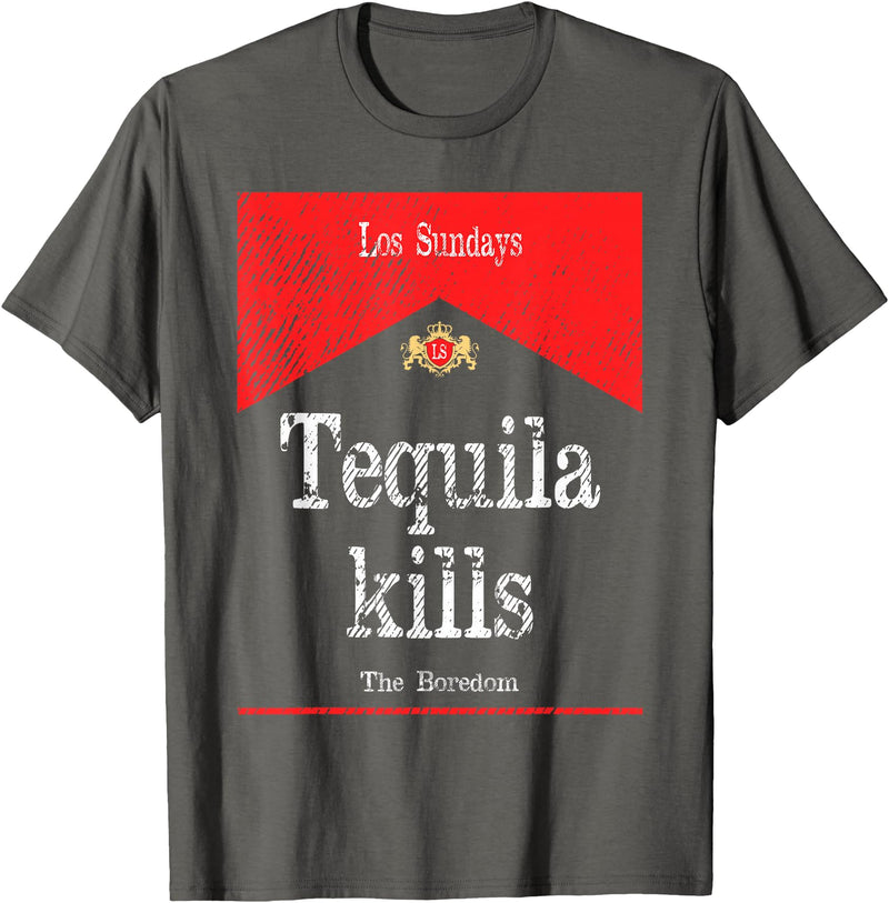 Kills The Boredom T-Shirt - Asphalt Grey
