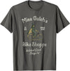 Pebble & Birch Collaborative Miss Gulch's Bike Shop, Distressed Funny Halloween T-Shirt - Asphalt Grey