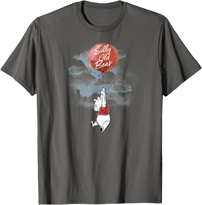 Disney Winnie The Pooh - Silly Old Bear Balloon T-Shirt - Asphalt Grey
