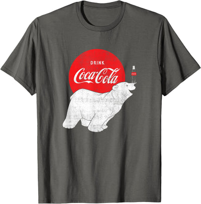 Coca-Cola Polar Bear Bottle Balance T-Shirt