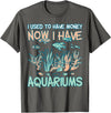 Aquarianer Zierfische Aquarien Aquarium fish-keeping T-Shirt - Asphalt Grey