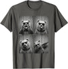 Funny Bear PhotoBooth Stuff Accessories & Gifts Bear PhotoBooth Sunglasses Funny Dab Bears Lover T-Shirt - Asphalt Grey