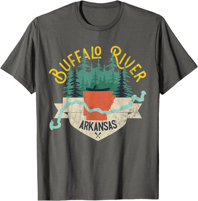 Buffalo River Arkansas National Park River Floating Kayak T-Shirt