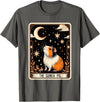 The Guinea Pig Tarot Card Women Men Kids Stars with Moon T-Shirt - Asphalt Grey