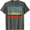 Birding & Bird Lover Shirts Retro Birding Bird Watching Bird Watcher Birder T-Shirt Small - Asphalt Grey