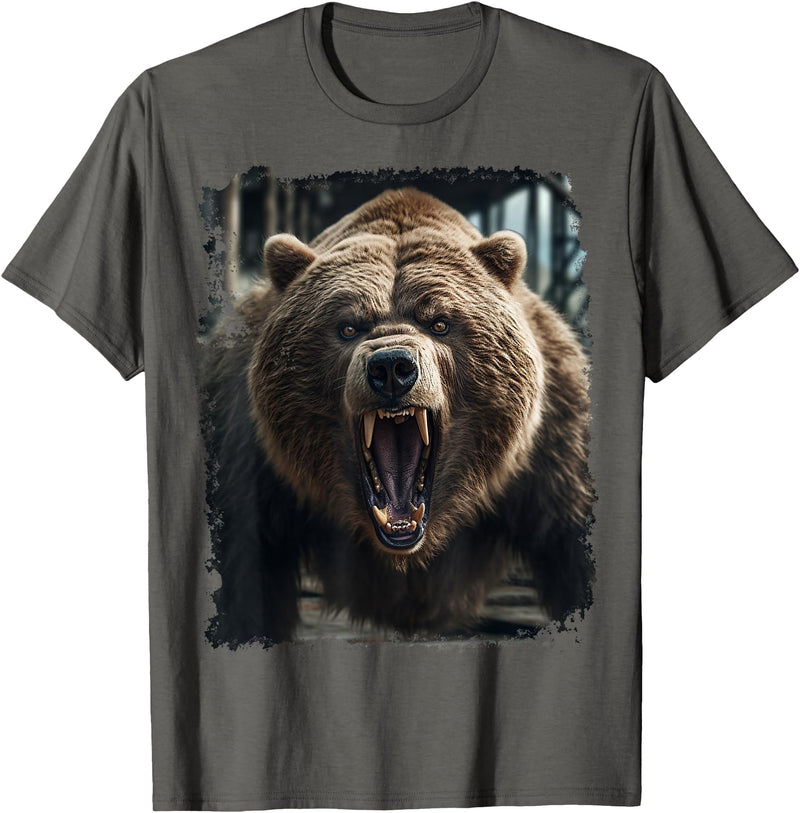 Noah&Friends Vintage Bear T-Shirt - Asphalt Grey