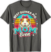 Guinea Pig Mom BY TEERA Guinea Pig Mom Funny Guinea Pigs Lover Owner Women T-Shirt - Asphalt Grey