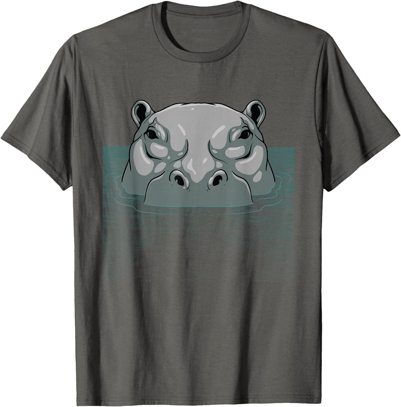 Hippo Gift Hippopotamus Lover Accessories & Stuff Cool Hippo For Men Women Kids Hippopotamus Lovers Zoo Safari T-Shirt -