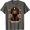 Funny I Choose the Bear Tarot Card Women Girls Trending T-Shirt - Asphalt Grey