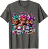 Highland Cow Bingo Player Gambler Lottery Player Highland Cow Bingo Squad Player Gambler Lottery Game Lovers T-Shirt -