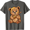 Funny bear design for kids men women Cute Bear Design for Bear Lover and Bear T-Shirt - Asphalt Grey