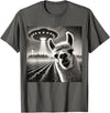 ÄLlamaAlpacaCo. Funny Llama Alpaca Selfie UFOs T-Shirt - Asphalt Grey