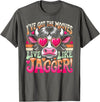 Cow's Jagger Moves: Funny Dance & Joy Cow Humor I've Got the Moves Funny Cow Like Jagger T-Shirt - Asphalt Grey