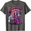 Summerween Halloween in July Spooky Summer Horror summerween Sun Sand and Scare Skeleton Halloween T-Shirt - Asphalt Grey