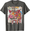 BADMENS&SIRENS Pig 90s Graffiti T-Shirt - Asphalt Grey