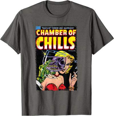 Velleity Studios Horror Comic Book Cover Chamber of Chills 19 T-Shirt