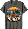 Chonkers The Sea Lion San Francisco Funny Seal Tee Chonkers The Sea Lion San Francisco Funny Seal T-Shirt - Asphalt Grey