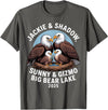 Nature Wildlife Art Prints Jackie & Shadow Sunny & Gizmo Big Bear Lake 2025 Eagle T-Shirt - Asphalt Grey