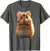Hamster Rodent Field Hamster Cute Hamster T-Shirt - Asphalt Grey