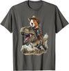 Animal Cowboy Guinea Pig Rex Cowboy T-Shirt - Asphalt Grey
