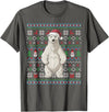 Ugly Christmas Sweater Style Polar Bear PJs Ugly Polar Bear Lovers Xmas Sweater Santa Christmas T-Shirt - Asphalt Grey